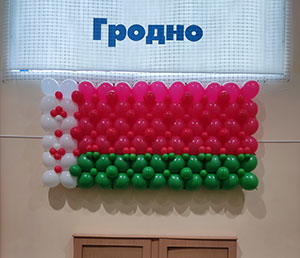 Флаг Беларуси из шаров