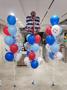 Шары с гелием, морская тема