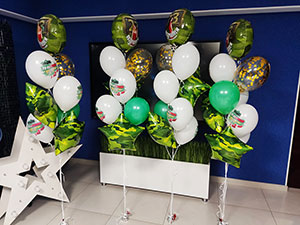 шары с гелием на 23 ФЕВРАЛЯ