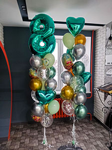 Шарики на 8 марта