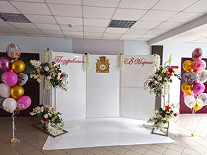 фотозона на 8 марта