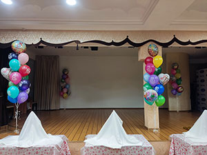 шары на сцену к 8 марта