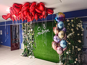 фотозона на 8 марта