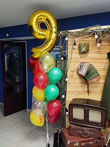 Шарики на 9 мая