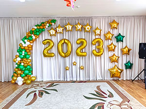 украшение зала на утренник