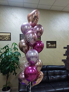 8 марта с гелием