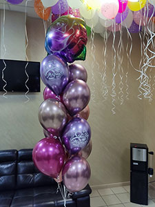 8 марта с гелием