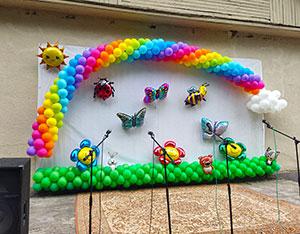 украшение шарами сцена Гудевичи