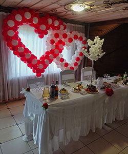 Сердца из шаров