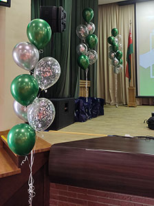 Шары с гелием красивый зеленый