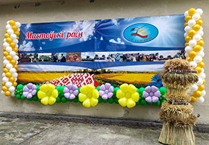 украшение шарами сцена Гудевичи