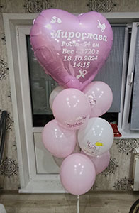 Мирослава на сердце, выписка из роддома