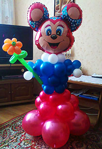 минни маус из шаров