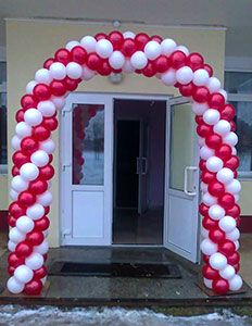Арка из шаров на свадьбу