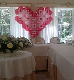 Сердце из шаров