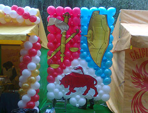 герб из шаров