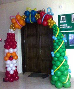 Арка новогодняя