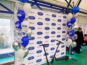 Фотозона "Молочный Мир" — оформление шарами