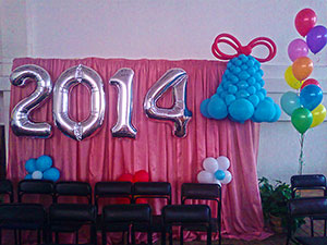 колокольчик из шаров, 2014