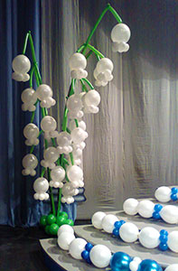 ландыши из шаров