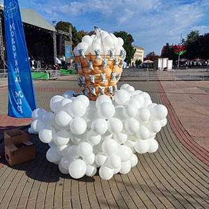 Мороженое из шаров