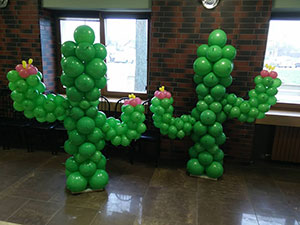 Кактусы из шаров