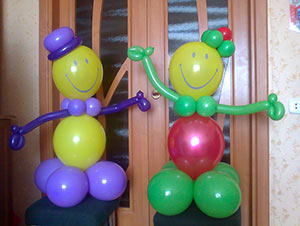 человечки из шаров